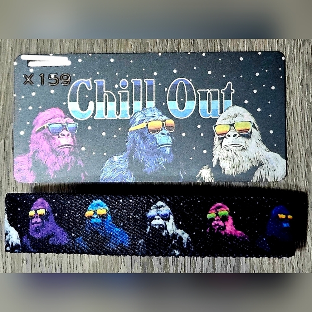 ZOX "CHILL OUT" #X159 HOLOGRAPHIC Winter Wonders RARE INTERACTIVE WRISTBAND
